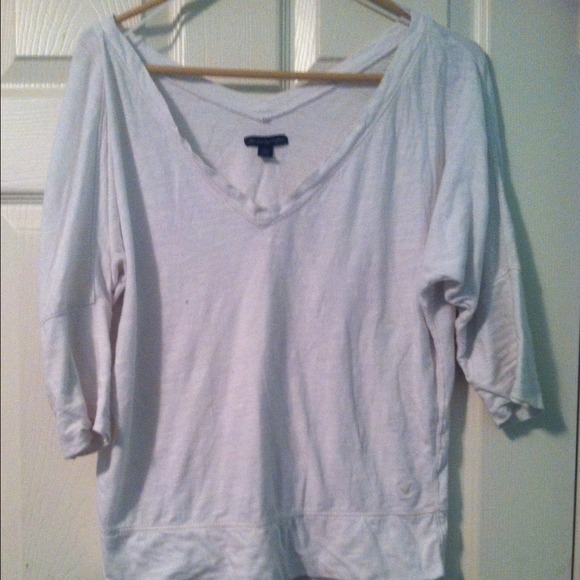 Plain white top