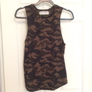 Mia Camo Muscle Tank