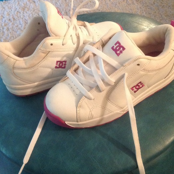 Wore once pink DC size 6 kids 7.5womans
