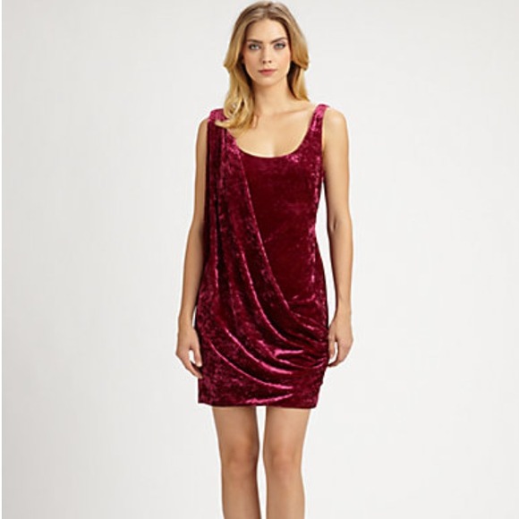 Aidan Mattox Velvet Dress