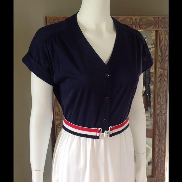 Vtg 80s Cubs Dress-Take Me Out To The Ballgame ⚾️