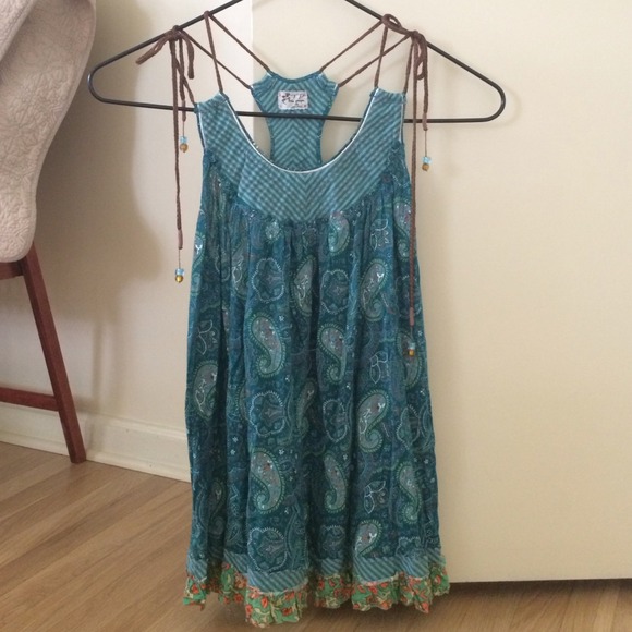 Racer-back Paisley Free People Top