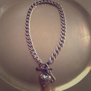 Juicy Couture gold chain necklace