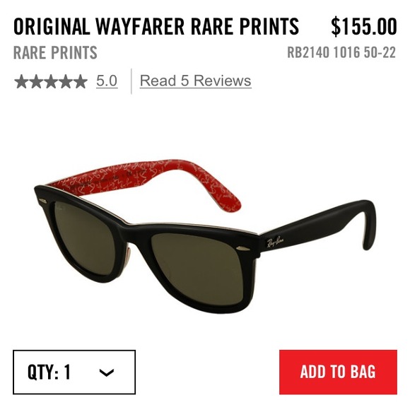 Original Wayfarer Ray Bans