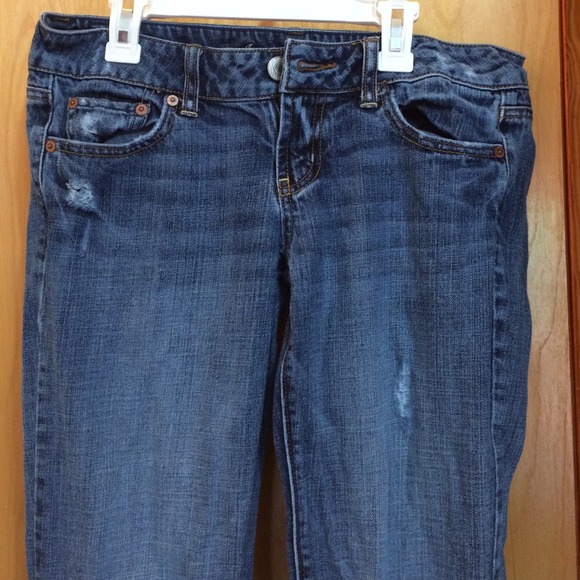 Distressed American Eagle jeans