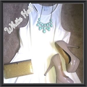 White Skater Dress!!