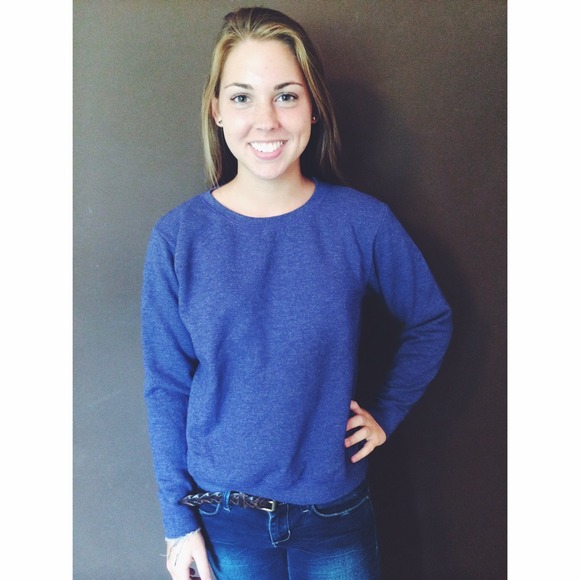 Hanes Purple Sweatshirt