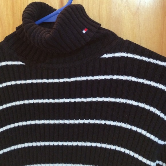 Tommy Hilfiger black turtleneck sweater