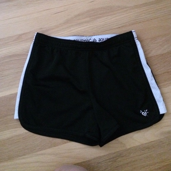 Justice Black Running Shorts
