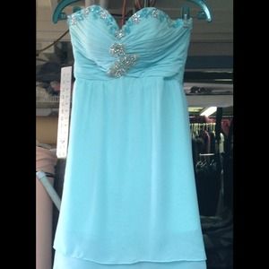 Strapless Sequence dress