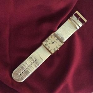 BETSEY JOHNSON GOLD LACE WATCH