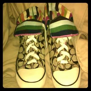 COACH High top sneakers trd value $75