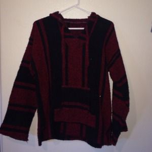 Cute handmade poncho sweater.