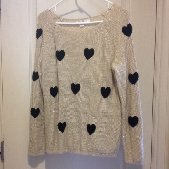 Lauren Conrad Heart Sweater