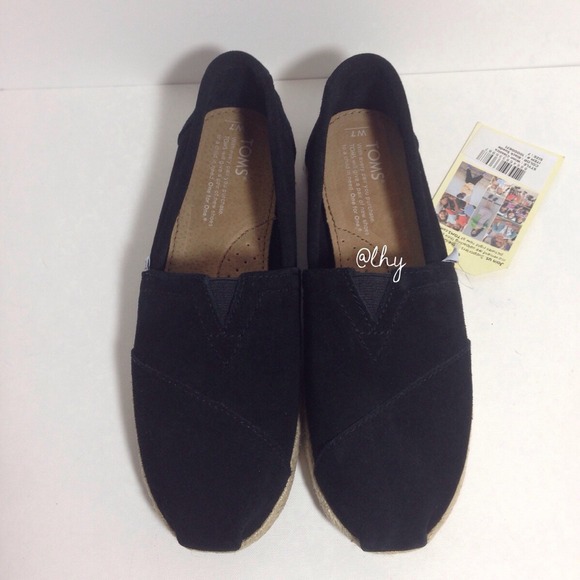 ❌SOLD❌TOMS SUEDE ESPADRILLE FLATS - Picture 2 of 4
