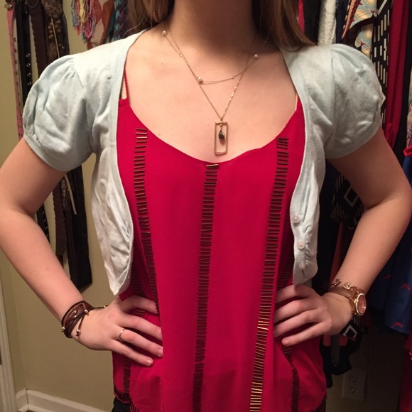 Light Blue Shrug Sz. Lg Charlotte Russe