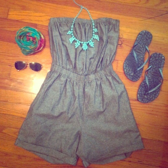 American Apparel Short Jumpsuit