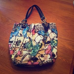 Coach Butterfly Parker Tote
