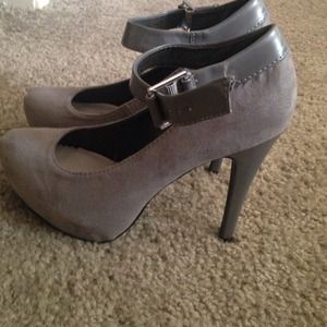 Grey heels