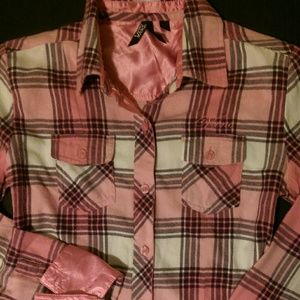 Pink Plaid Shirt From Vans