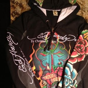 ⛔️SOLD⛔️Ed Hardy hooded jacket
