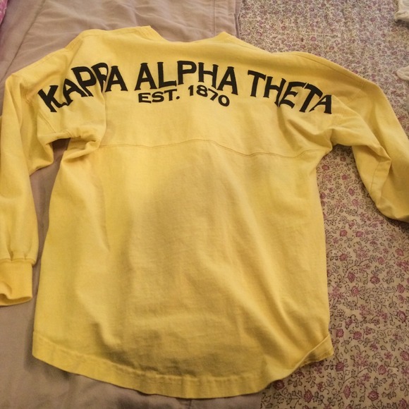 Women's Kappa Alpha Theta long sleeve "jersey tee"