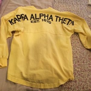Women's Kappa Alpha Theta long sleeve "jersey tee"