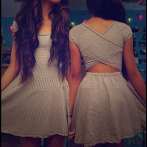 Brandy Melville Striped Bethan Dress