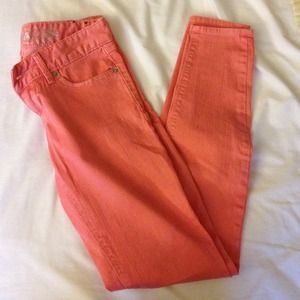 🎉must go sale🎉 Express Denim coral/peach