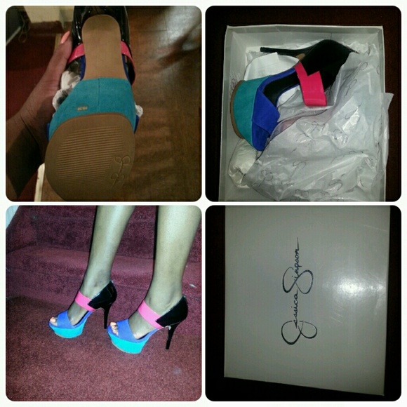 Jessica Simpson  ColorBlock Sandals