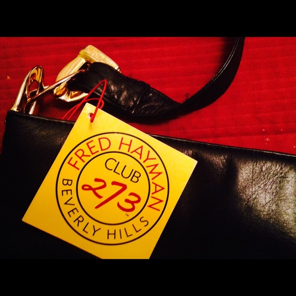 Black Fred hayman purse