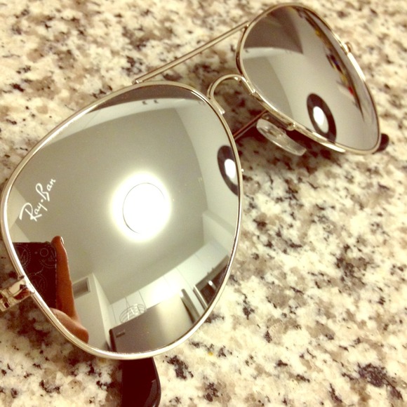 unknown Accessories - Mirrored aviator glasses