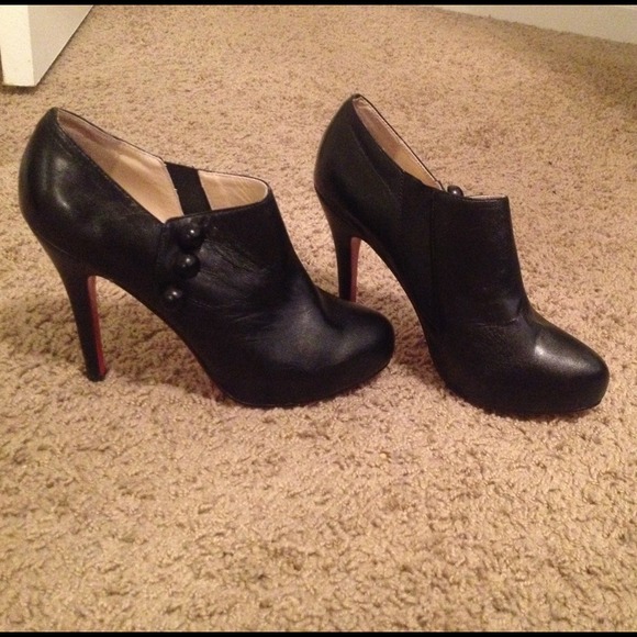 Christian Louboutin black booties