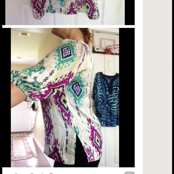 Jones New York Jivory Beaded Top - Picture 2 of 3