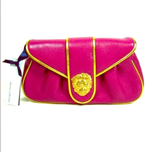 Authentic Dooney & Bourke Hayden Fuchsia Clutch