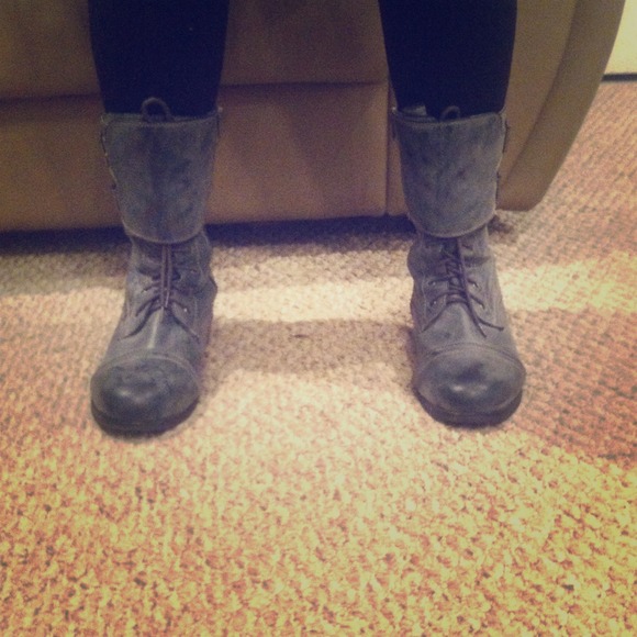 Grey Boots