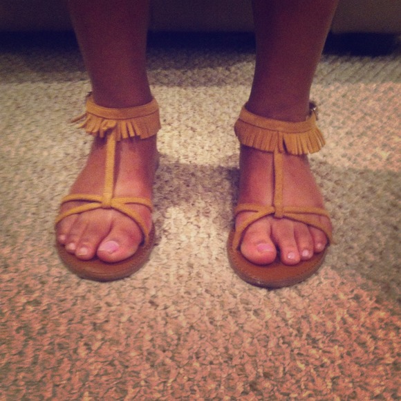 Brown Open Toe Sandals