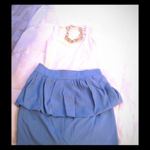 Zara peplum skirt❌SOLD❌