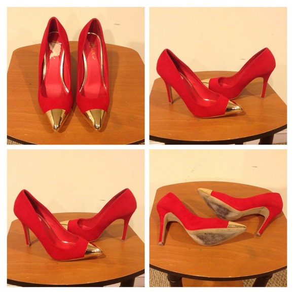 Hot Red MIXX heels🎉HP🎉 - Picture 3 of 4