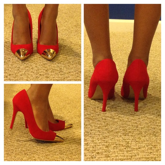 Hot Red MIXX heels🎉HP🎉 - Picture 4 of 4