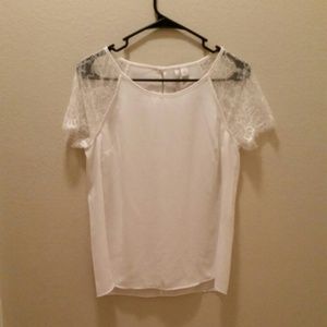 White LC Lauren Conrad T-shirt
