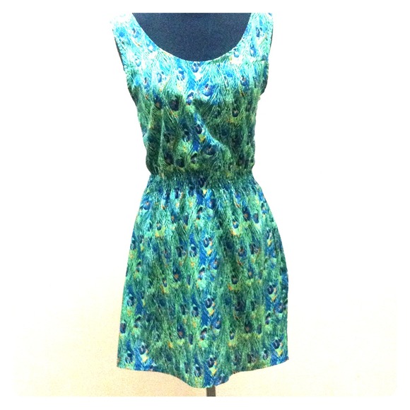 Peacock dress