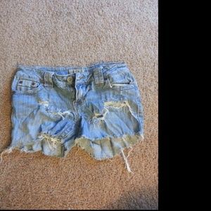Paris blues shorts