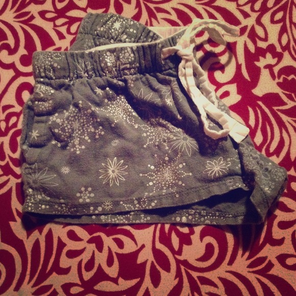 Grey PJ shorty shorts