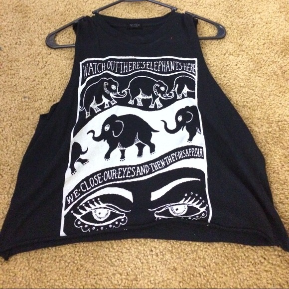 Brandy melville /john galt muscle tee