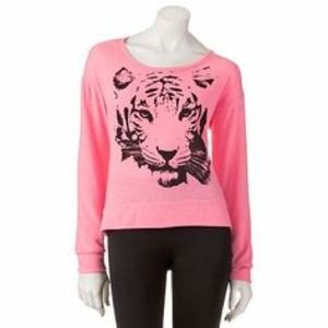 Modern Lux Pink Tiger Sweatertop