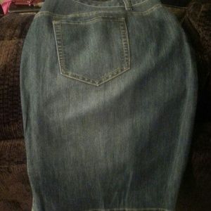 Michael kors jean skirt