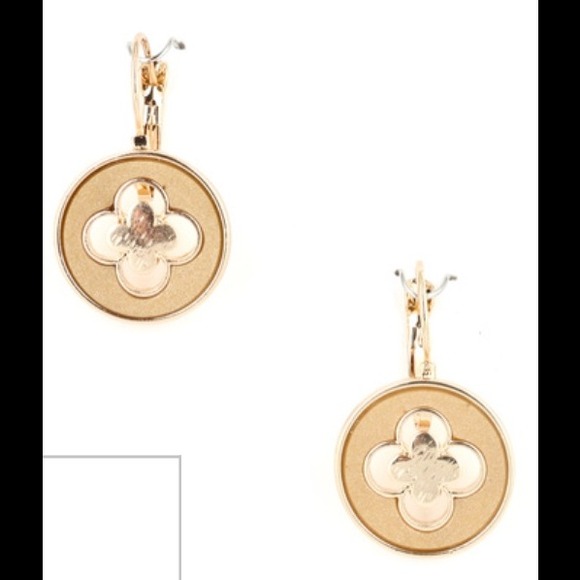 Designer Inspired clover earrings