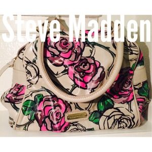 Steve Madden Floral Bowler Bag