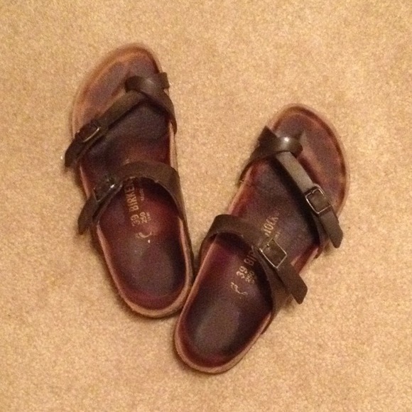 Very loved Birkenstocks